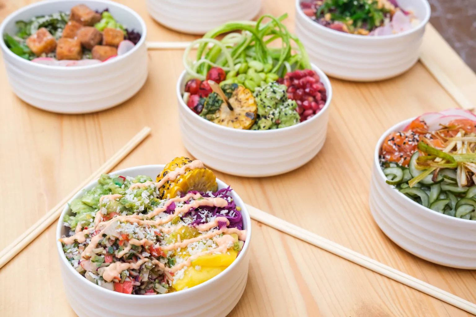 STEL ZELF JE POKE BOWL SAMEN (middel)