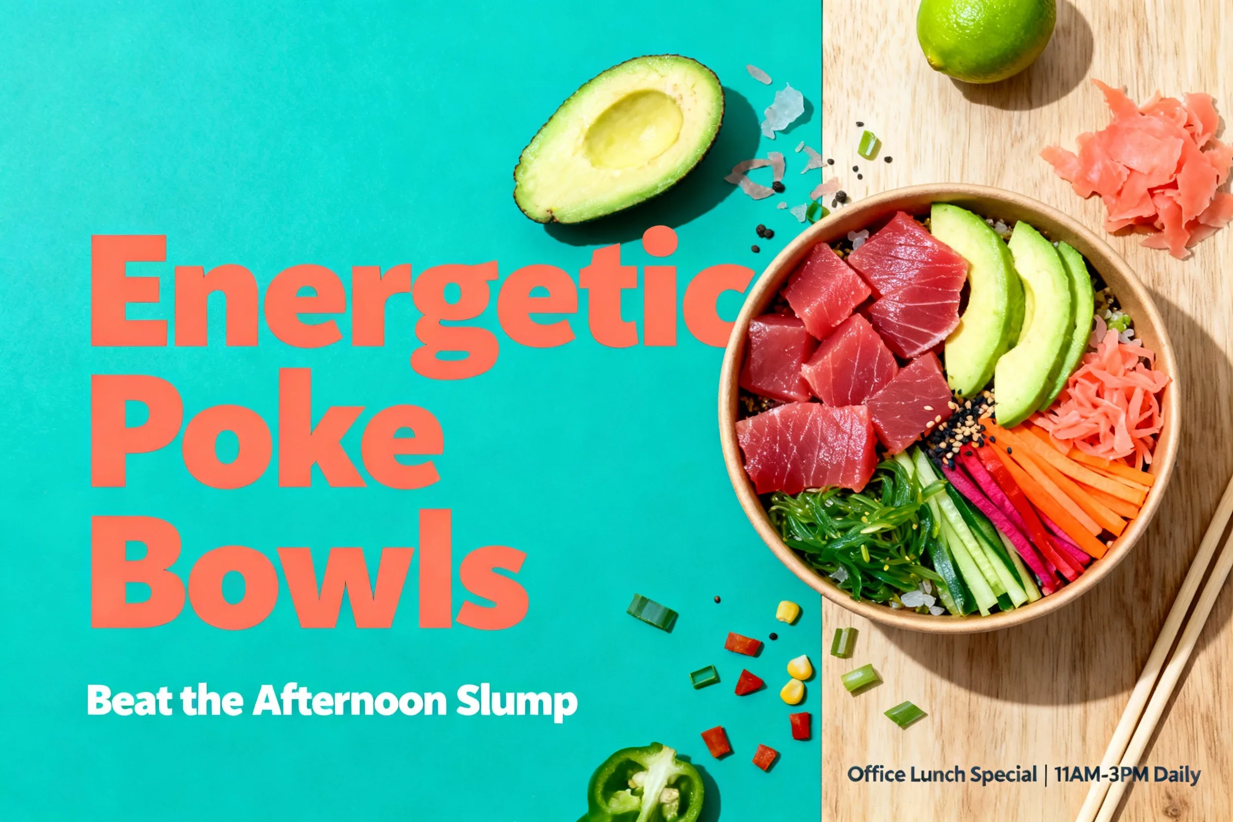 energieke poke bowls